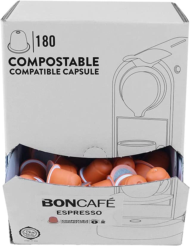 Boncafe Compostable Capsules Espresso 180 Caps