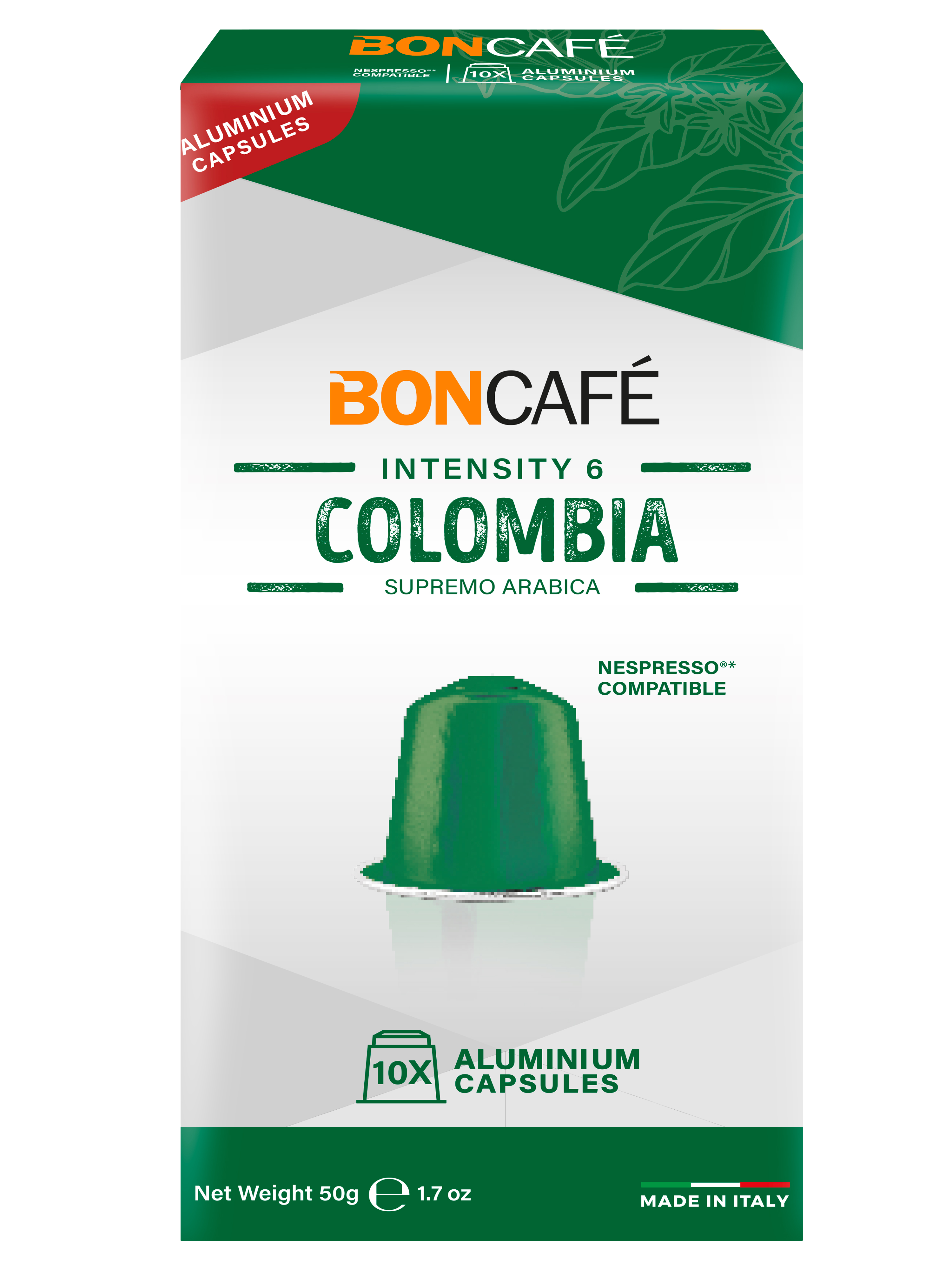 Boncafe Colombia Aluminium Capsules