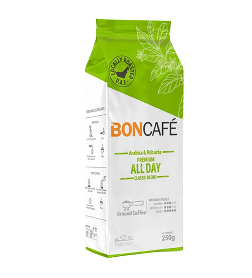 Boncafe Premium All Day Blend Ground Coffee 250g