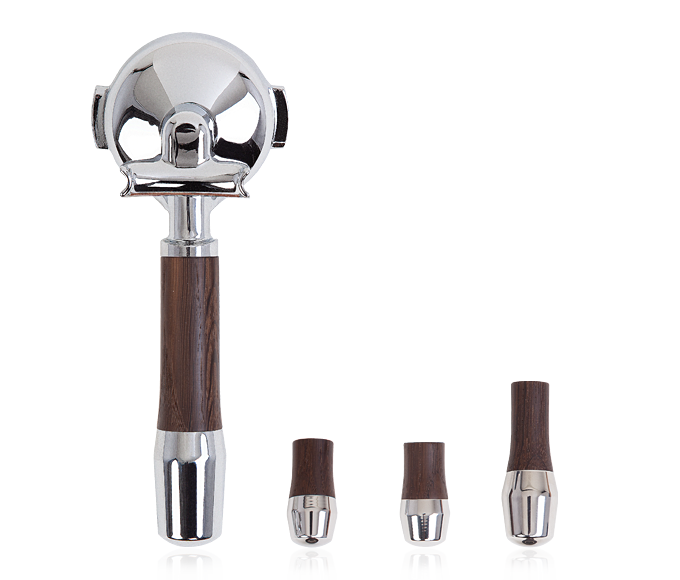 ECM Lever valve handle set - smoked oak