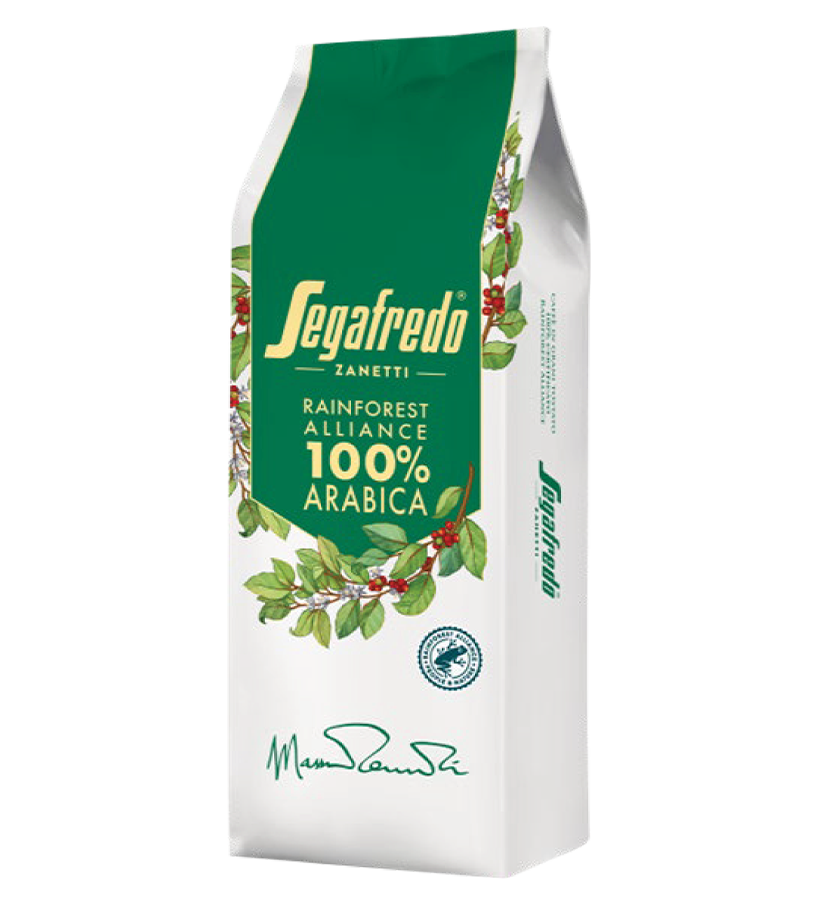 Segafredo Rainforest Coffee Beans 1kg - 100% Arabica