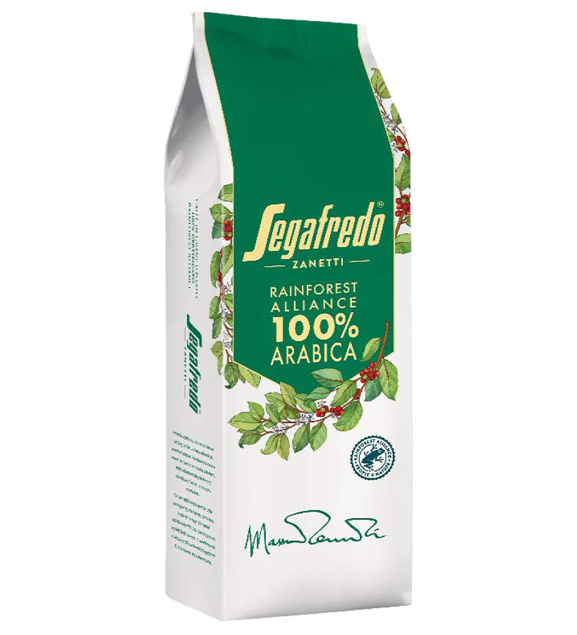 Segafredo Rainforest Coffee Beans 1kg - 100% Arabica