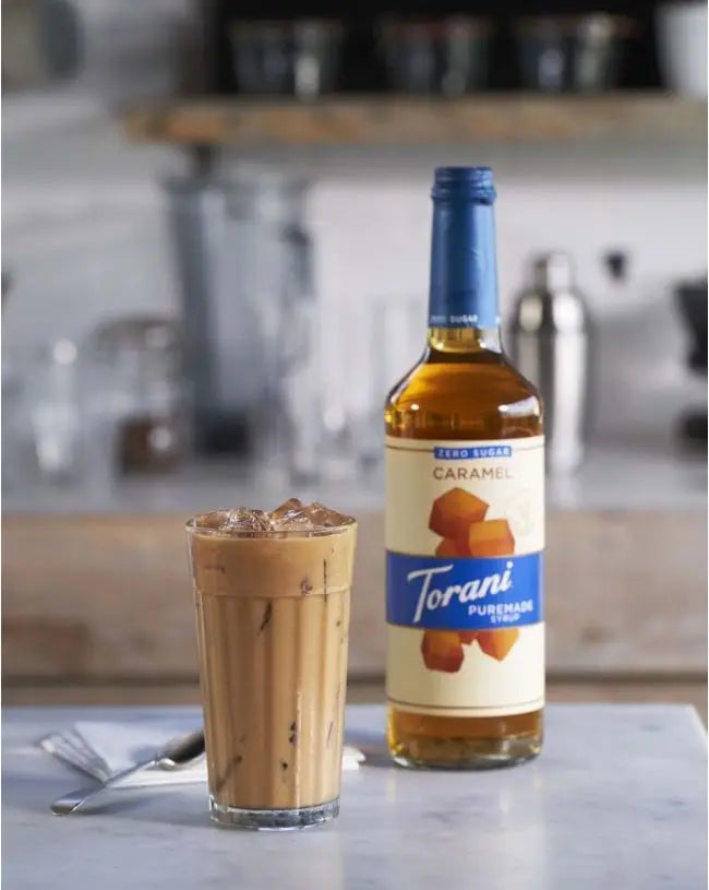 Torani Puremade Zero Sugar Caramel Syrup 750ml