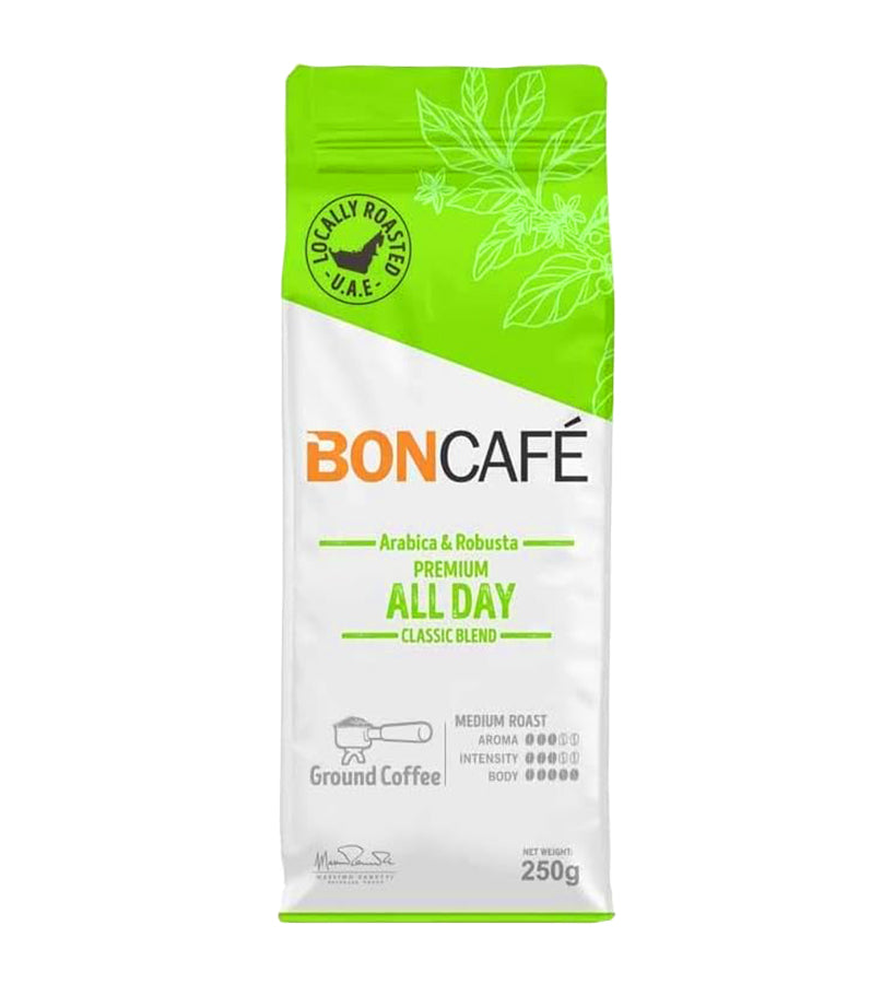 Boncafe Premium All Day Blend Ground Coffee 250g
