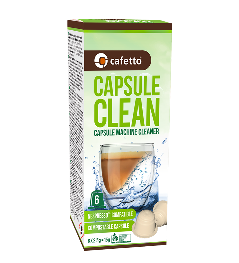 Cafetto Capsule Clean - Nespresso Compatible Cleaning Capsules - (6 Capsules)