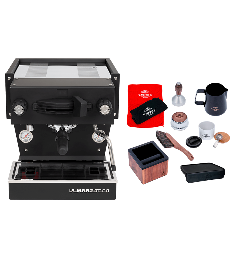 La Marzocco Linea Mini R Espresso Machine & La Marzocco Home barista medium kit