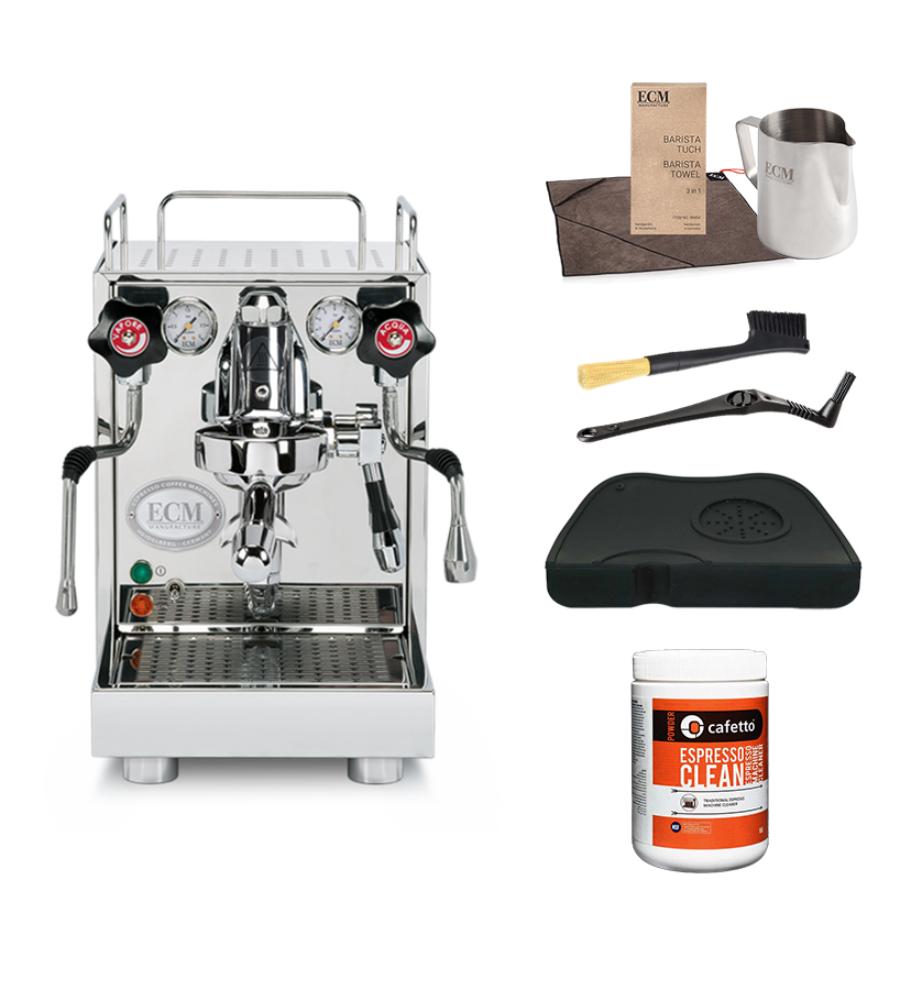 ECM Mechanika VI Slim Espresso Machine Bundle