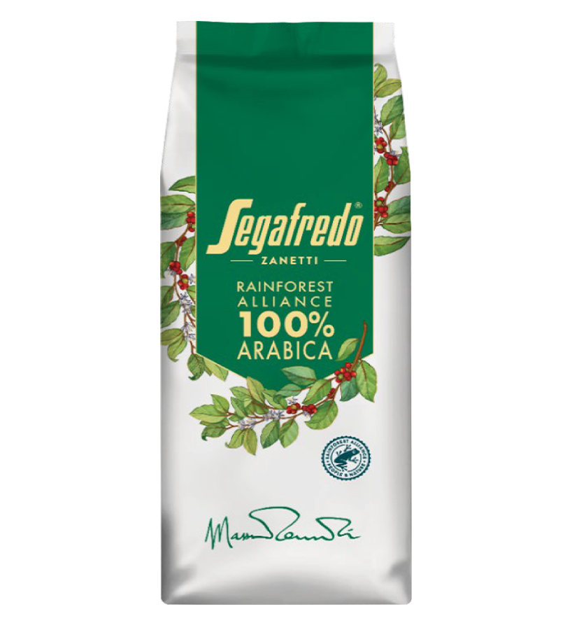Segafredo Rainforest Coffee Beans 1kg - 100% Arabica